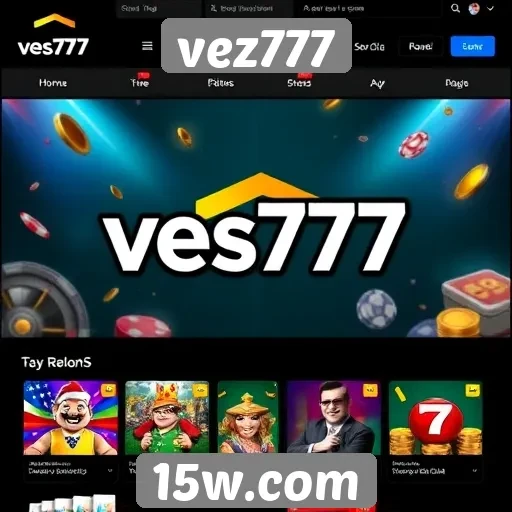 Interface e usabilidade do site vez777